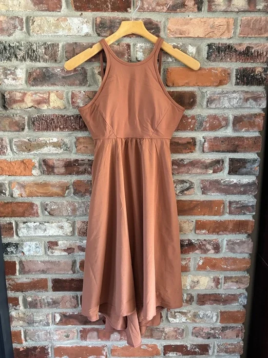 Prana Railay High Low Dress in Terracotta, XS - Picture 2 of 9